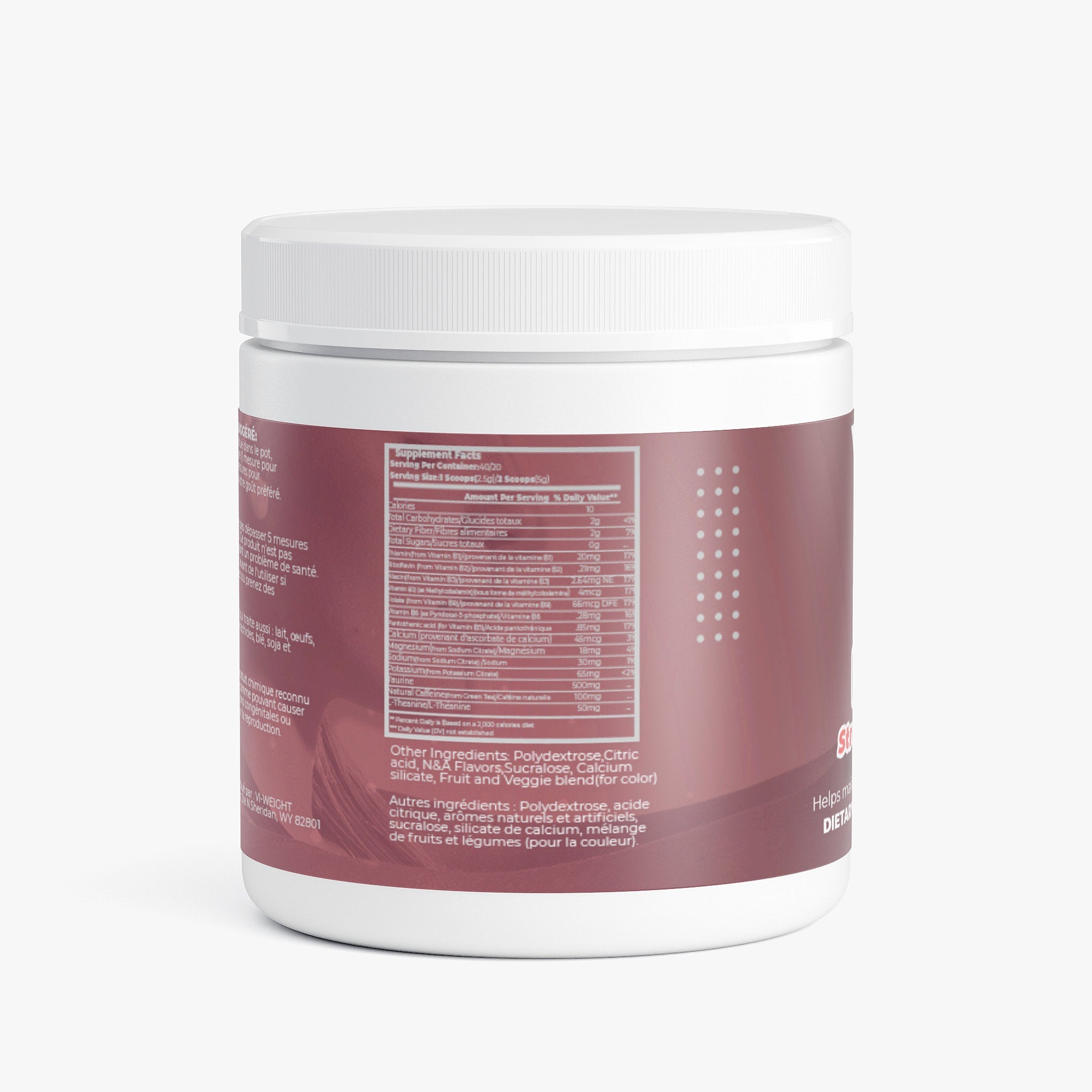 Energy Powder (Strawberry Shortcake)