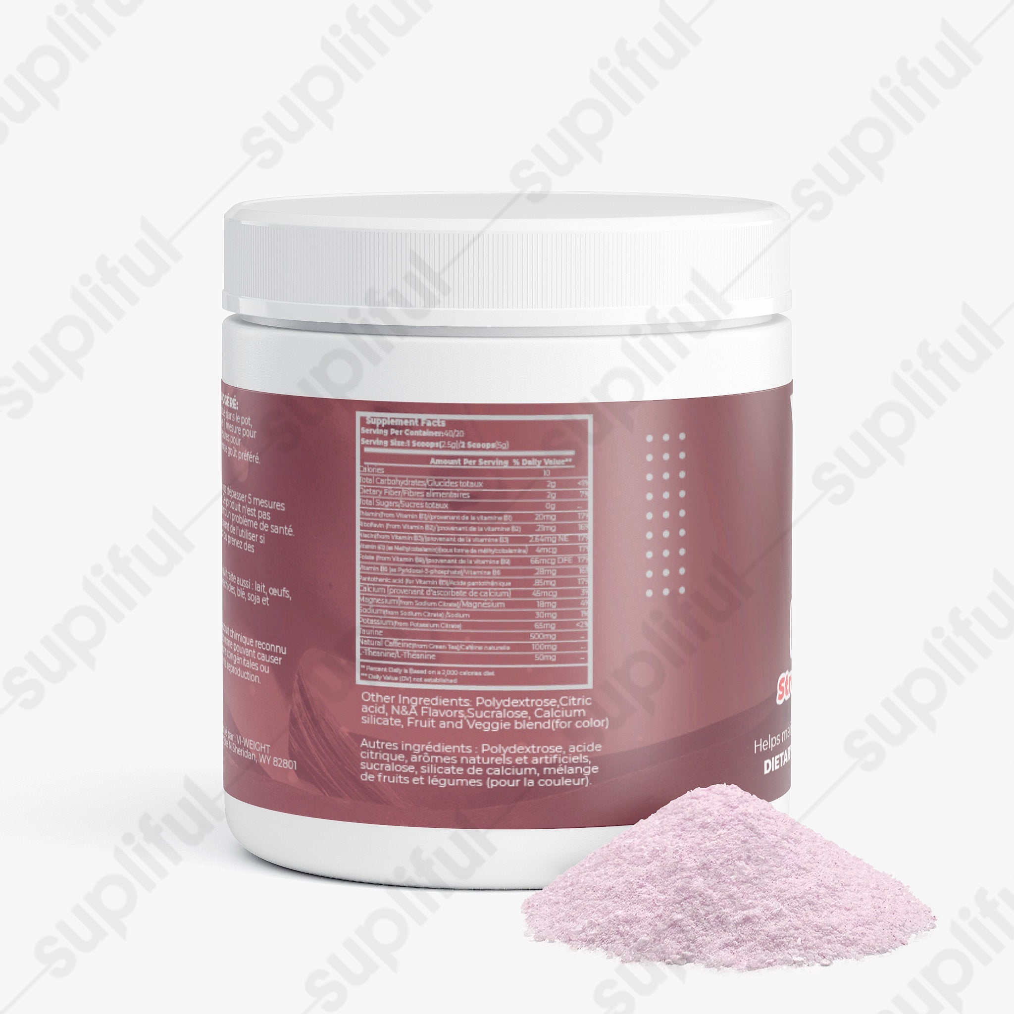 Energy Powder (Strawberry Shortcake)