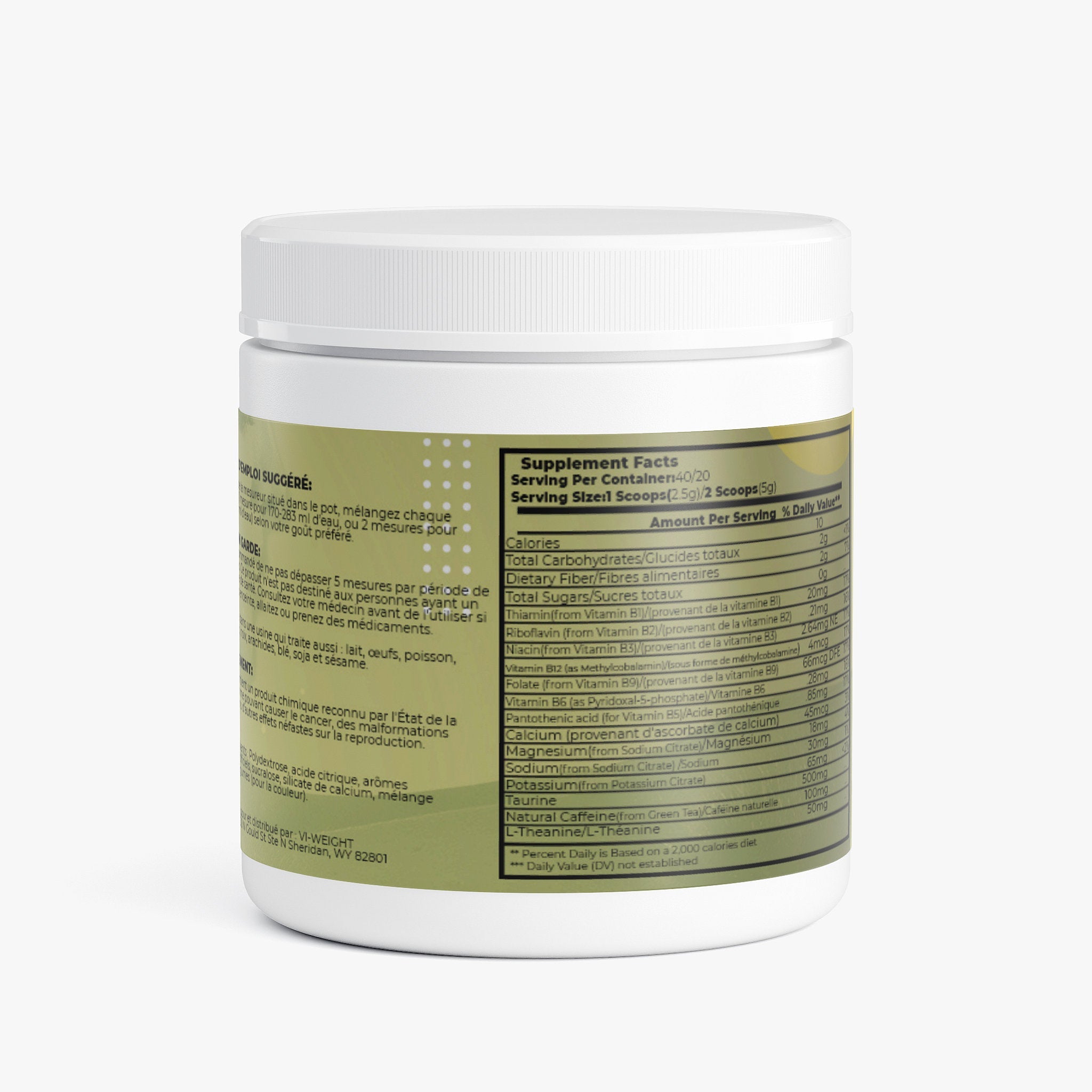 Energy Powder (Yuzu Flavor)