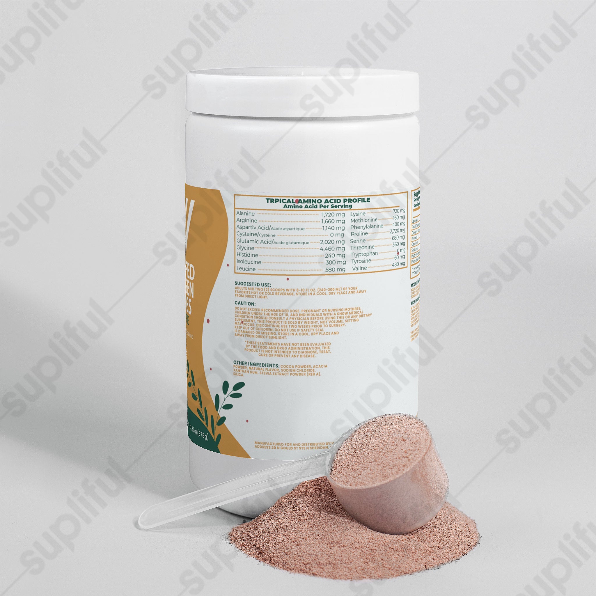 Grass-Fed Collagen Peptides Powder (Chocolate)