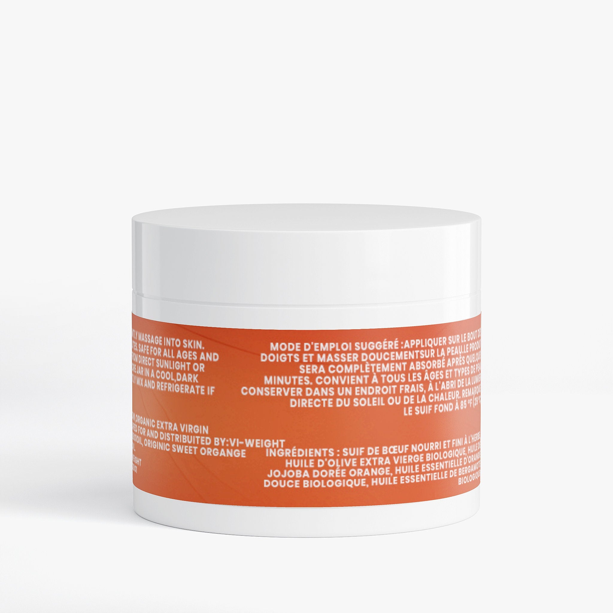 Tallow Cream Orange & Bergamot