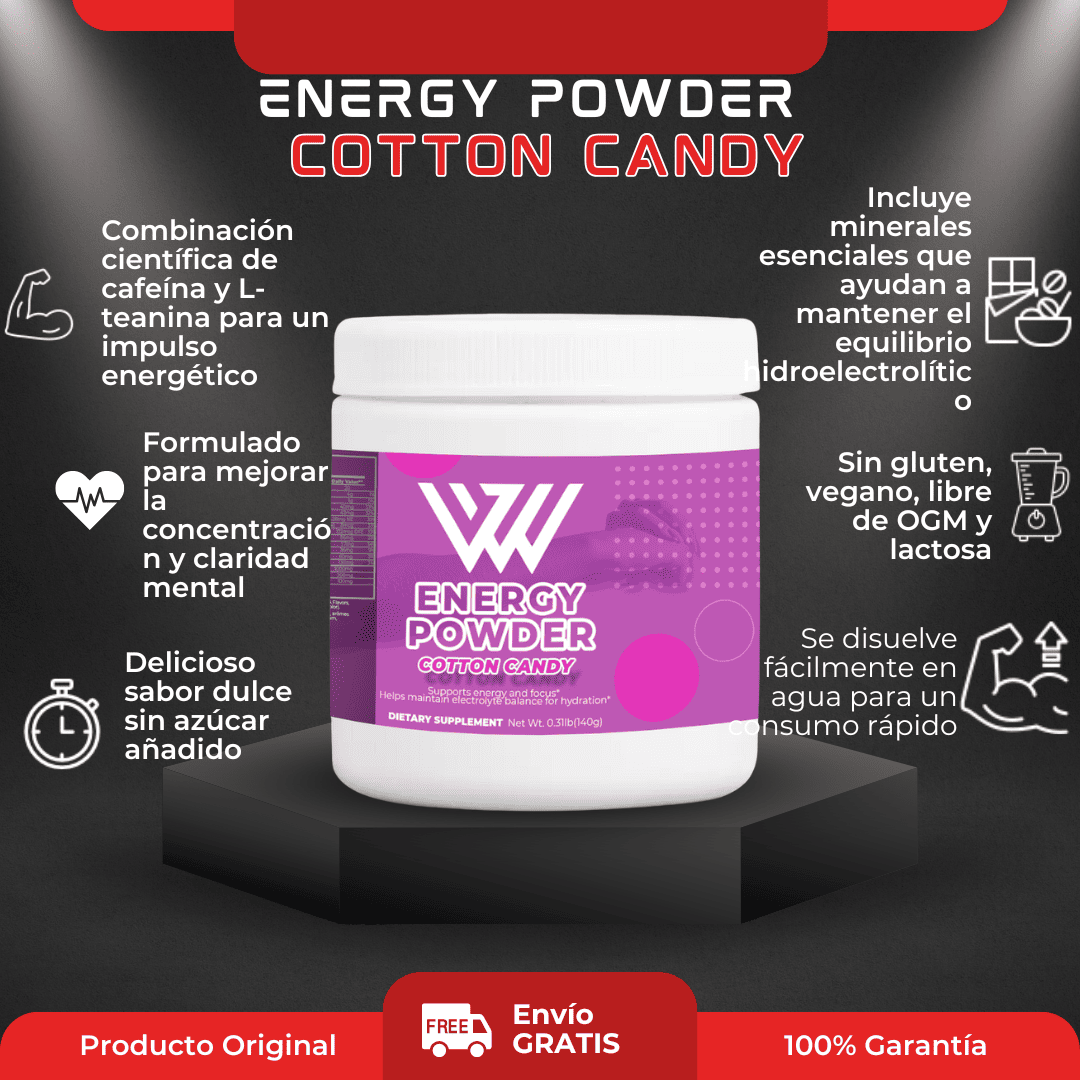 Energy Powder (Cotton Candy)