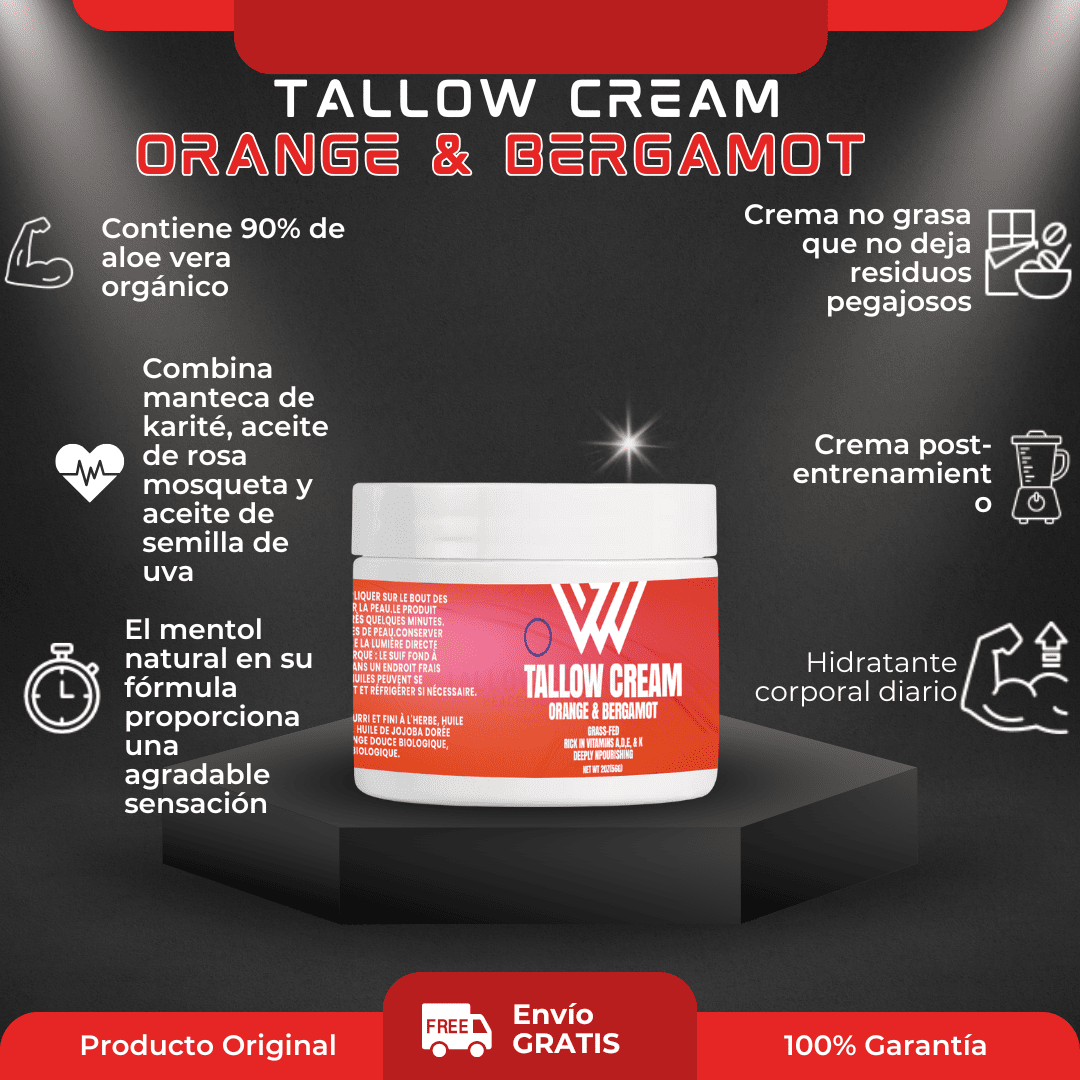 Tallow Cream Orange & Bergamot