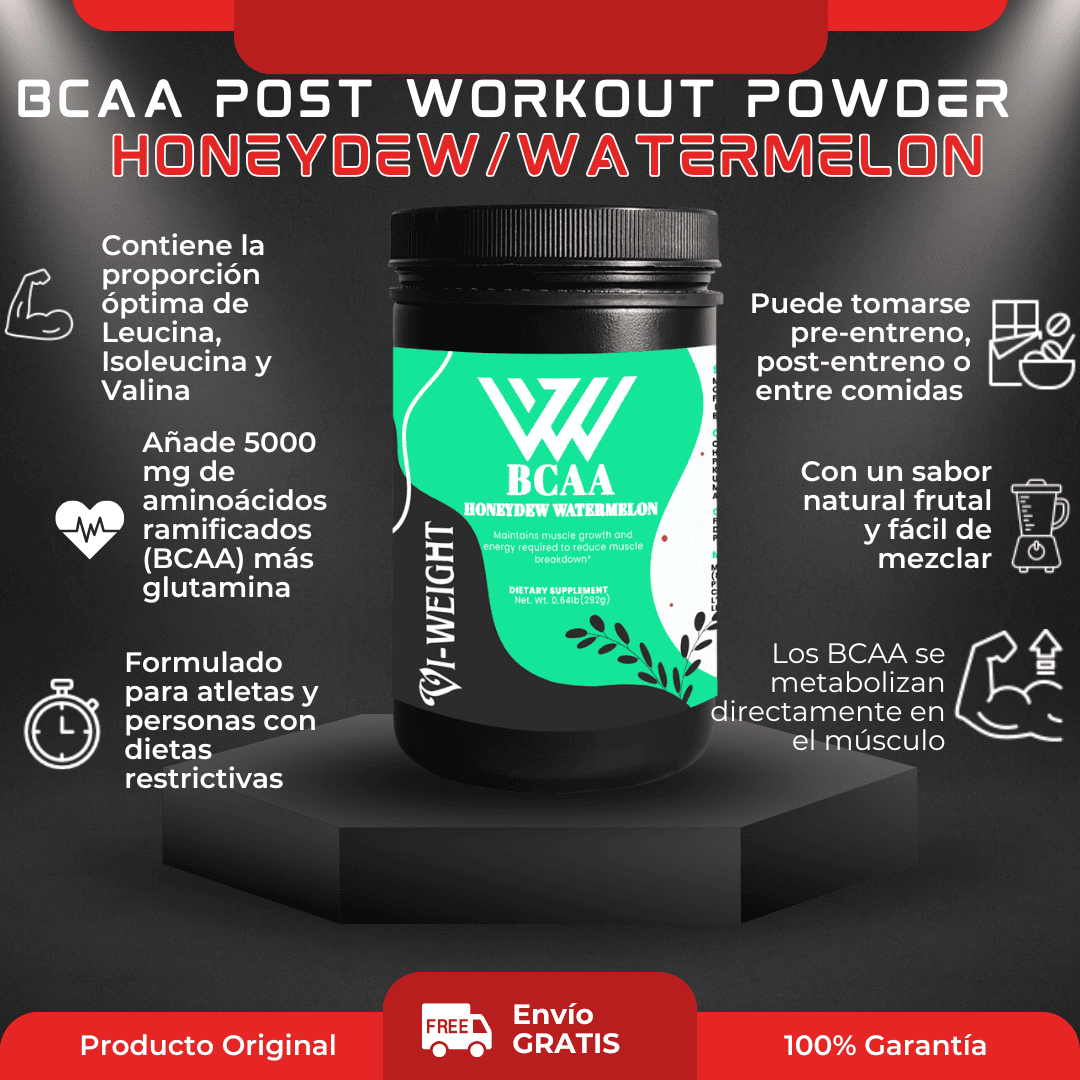 BCAA Post Workout Powder (Honeydew/Watermelon)