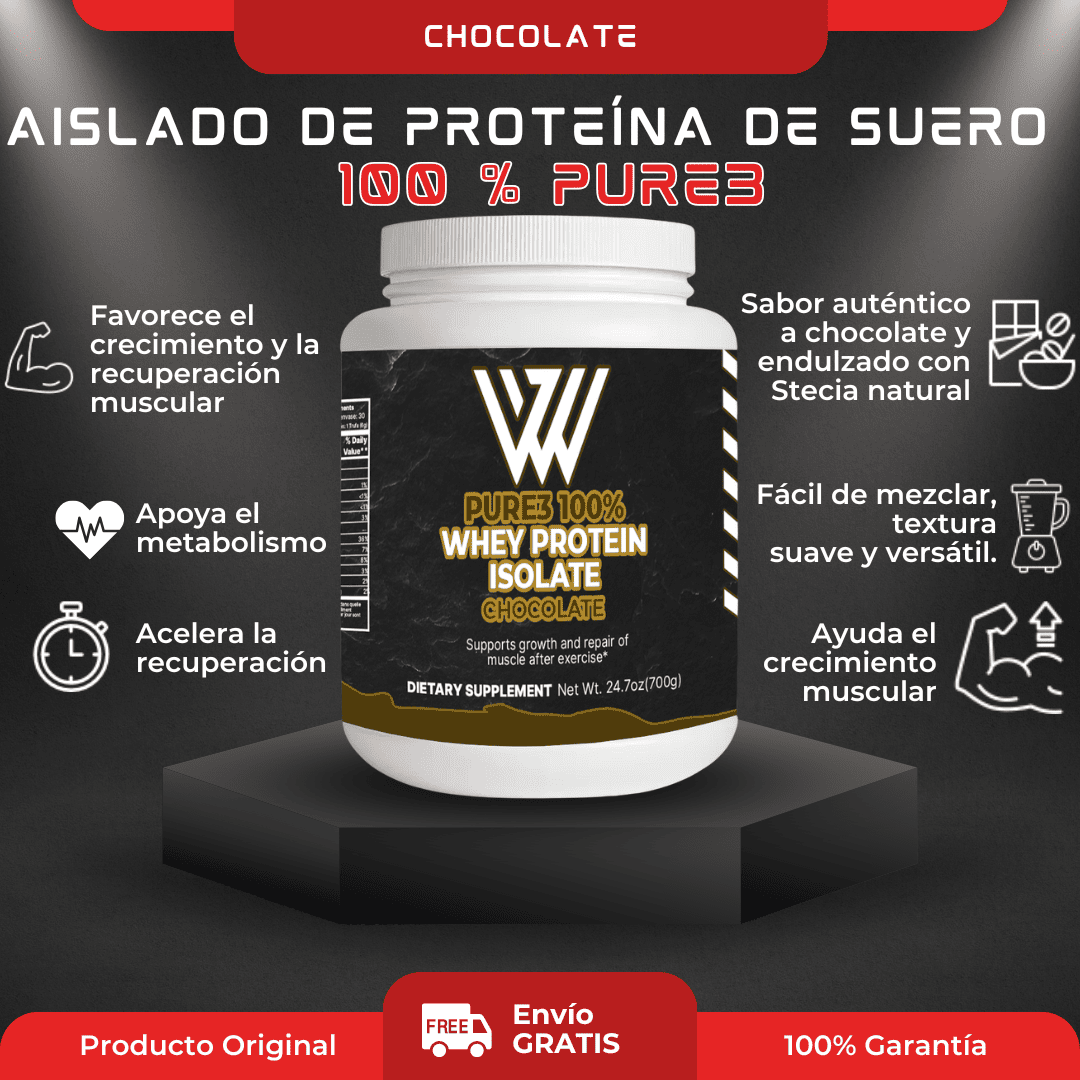 Aislado de proteína de suero 100 % Pure3 (chocolate)