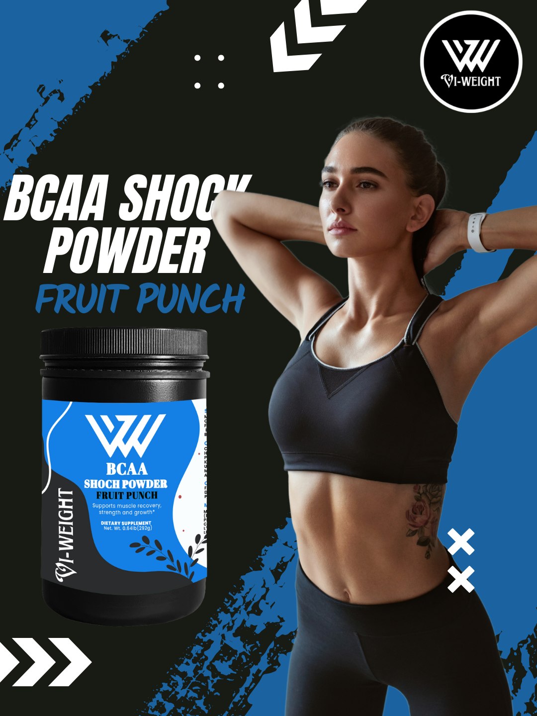 BCAA Shock Powder (Fruit Punch)