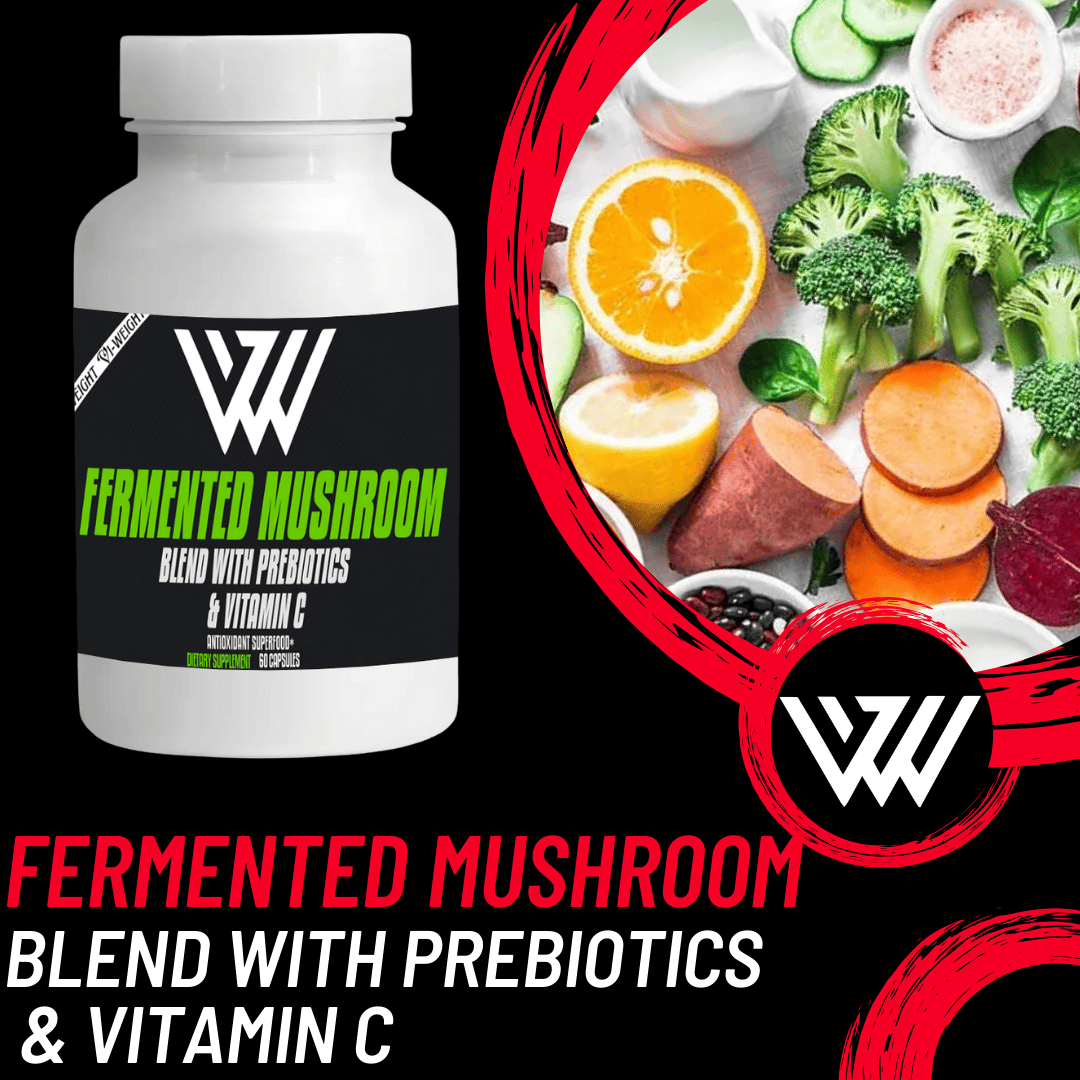 Fermented Mushroom Blend with Prebiotics & Vitamin C