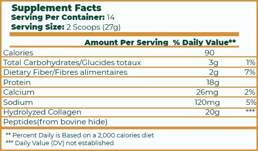 Grass-Fed Collagen Peptides Powder (Chocolate)